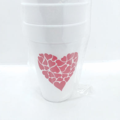 Heart of Hearts Styrofoam Cups