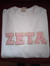 Varsity Letter Sweatshirt- Zeta Tau Alpha