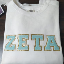 Varsity Letter Sweatshirt- Zeta Tau Alpha