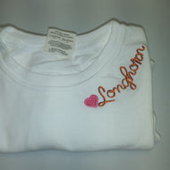 Embroidered Tshirt- Longhorn