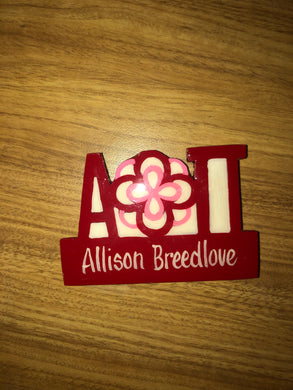 Name Tag - Alpha Omicron Pi