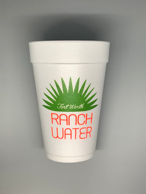 Ranch Water Styrofoam Cup