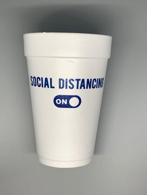 Social Distancing 2020 Styrofoam Cup