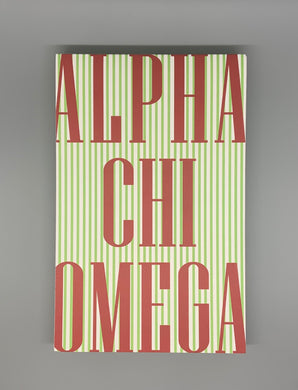 Alpha Chi Omega Notepad