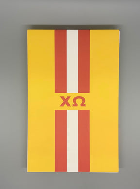 Chi Omega Symbol Notepad