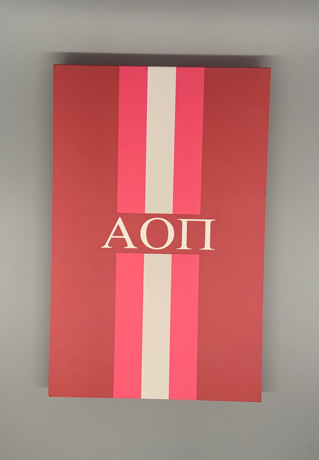 Alpha Omicron Pi Symbol Notepad