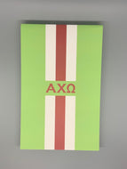 Alpha Chi Omega Symbol Notepad