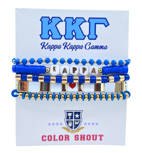 Bracelet Mega Stack- Kappa Kappa Gamma