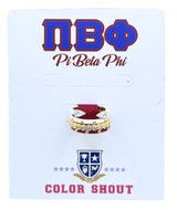 Set of 4 Stack Rings- Pi Beta Phi