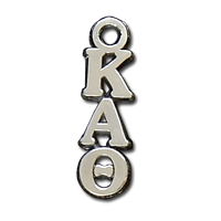 Small Vertical Letter Drop - Kappa Alpha Theta