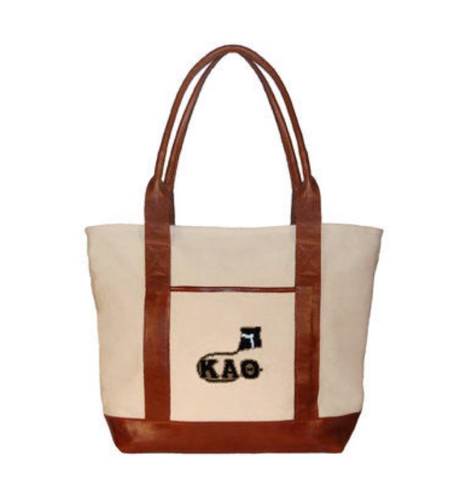 Needlepoint Tote Bag - Kappa Alpha Theta – Brown Bag Etc