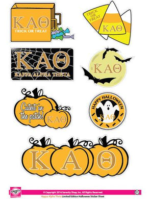 Halloween Sticker Sheet - Kappa Alpha Theta