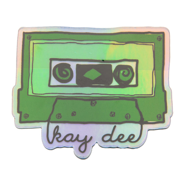 Holographic Cassette Decal- Kappa Delta