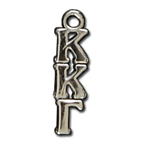 Small Vertical Letter Drop - Kappa Kappa Gamma