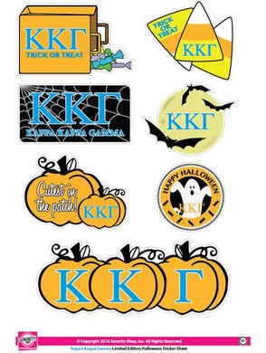 Halloween Sticker Sheet - Kappa Kappa Gamma