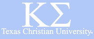 White TCU Car Decal - Kappa Sigma