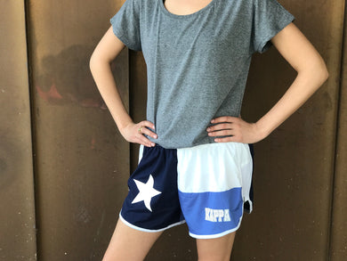 Texas Flag Sorority Shorts - Kappa Kappa Gamma