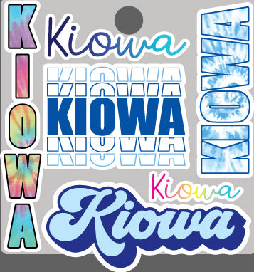 Camp Sticker Sheet- Kiowa