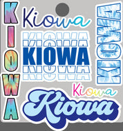 Camp Sticker Sheet- Kiowa