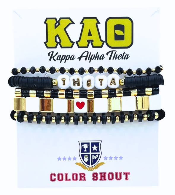 Bracelet Mega Stack- Kappa Alpha Theta