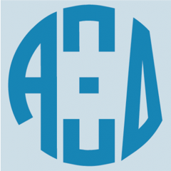 Color Monogram Decal - Alpha Xi Delta