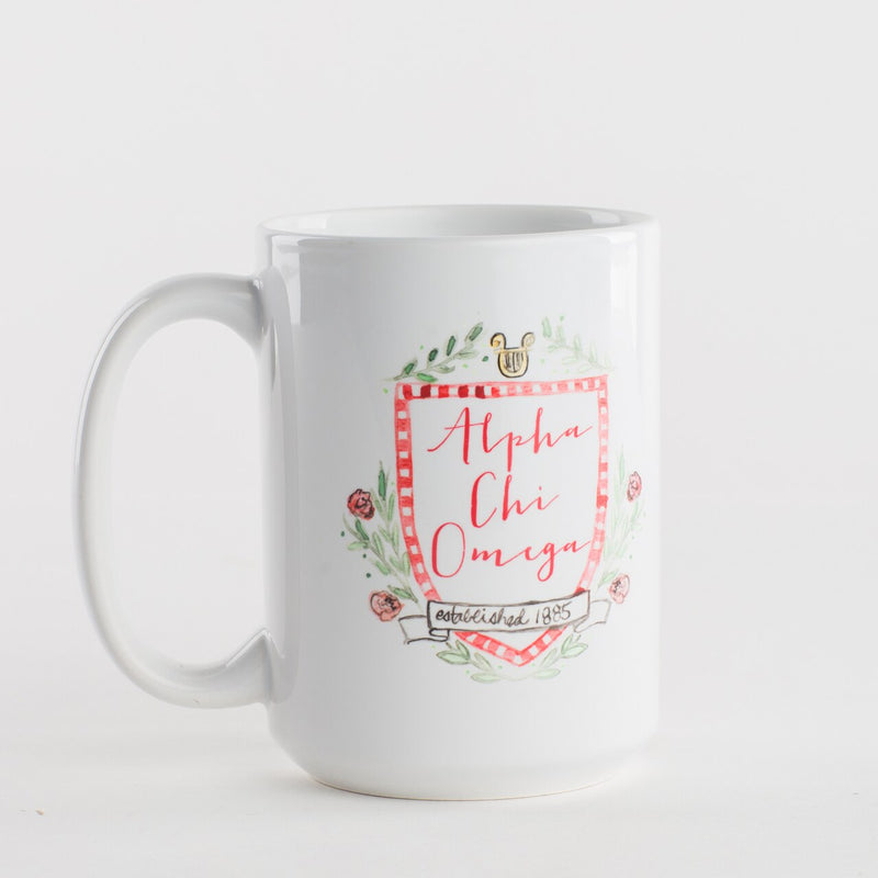 Sorority Crest Coffee Mug – Brown Bag Etc