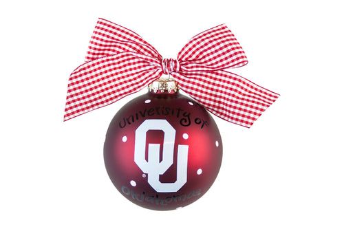 Coton Colors Dot Ornament - Oklahoma