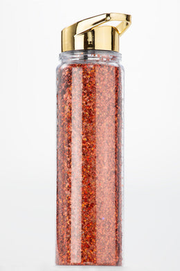 Glitter Water Bottle- Orange