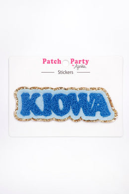 Camp Chenille Sticker- Kiowa