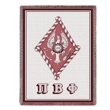 Limited Edition Afghan Blanket - Pi Beta Phi