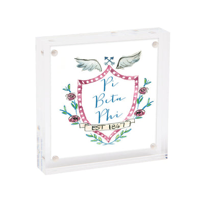 Mini Framed Motif Print- Pi Beta Phi