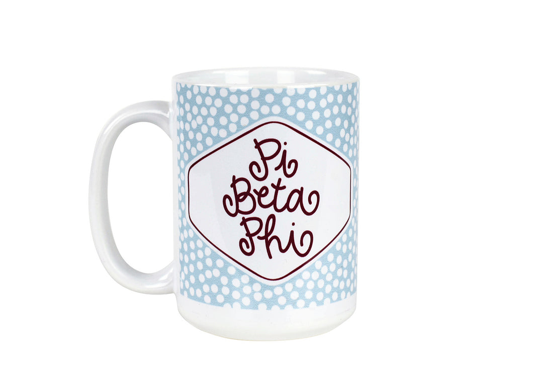 Small Dot Mug - Pi Beta Phi