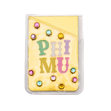 Bling Phone Wallet- Phi Mu