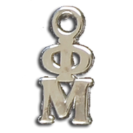 Small Vertical Letter Drop - Phi Mu