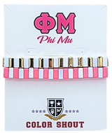 Enamel Tile Bracelets- Phi Mu