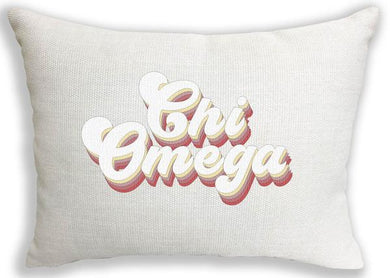 Retro Pillow - Chi Omega