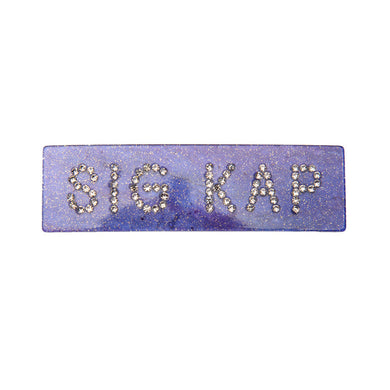 Rhinestone Hair Clip- Sigma Kappa