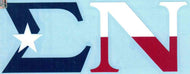 Texas Flag Car Decal - Sigma Nu