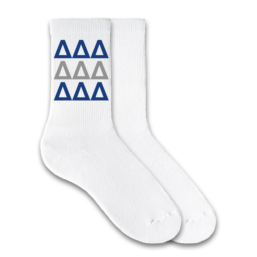 Letters Socks - Delta Delta Delta
