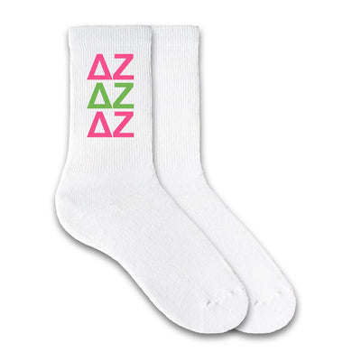 Letters Socks - Delta Zeta