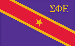 Fraternity Flag Decal - Sigma Phi Epsilon