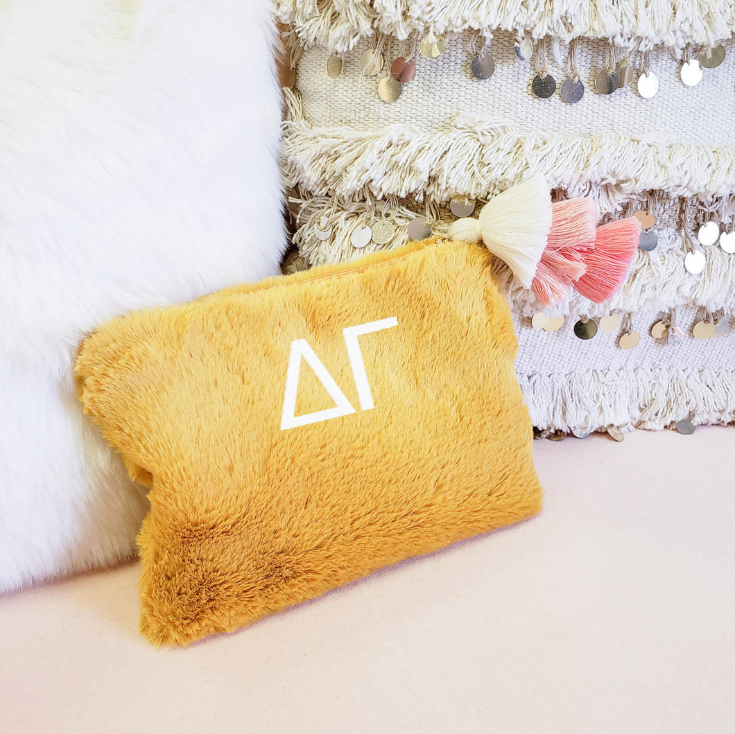Faux Fur Bags - Delta Gamma
