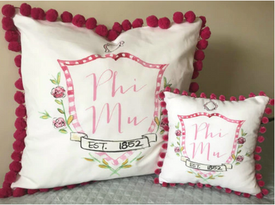 Euro Pom Pillow