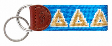 Needlepoint Key Fob - Delta Delta Delta