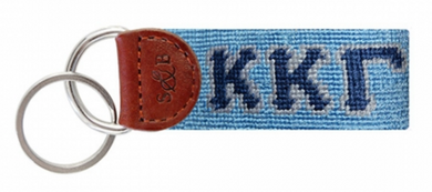 Needlepoint Key Fob - Kappa Kappa Gamma