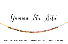 Dot and Dash Necklace - Gamma Phi Beta