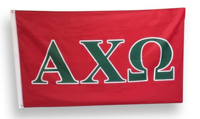 Classic Sorority Letter Flag