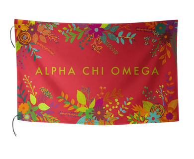 Floral Sorority Flag