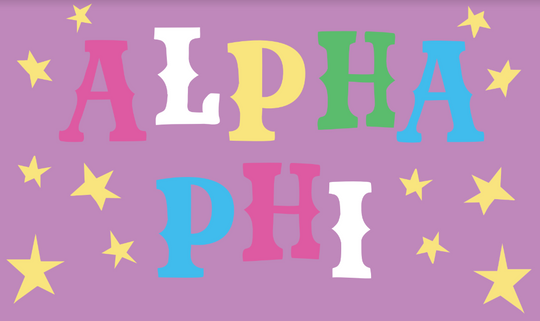 Oh My Stars Flag- Alpha Phi