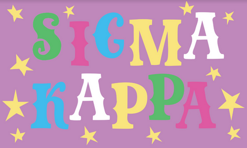 Oh My Stars Flag- Sigma Kappa